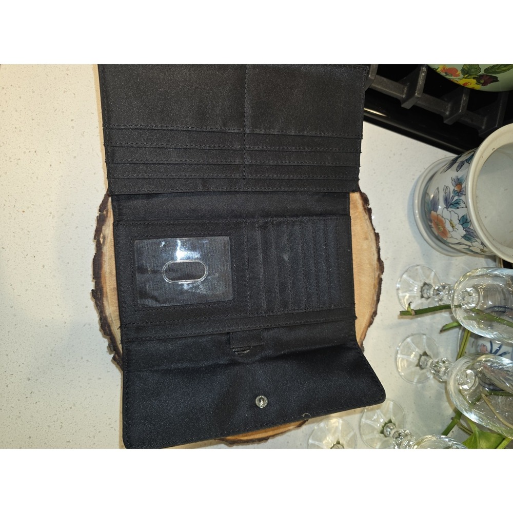 Vintage‎ 90s Nine West& Co by Nine West Long Trifold Wallet Checkbook Y2K - Picture 3 of 12